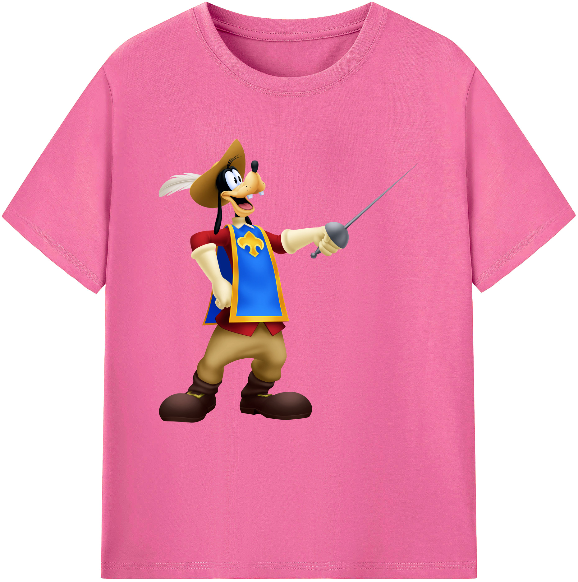 （画像用） ミッキーマウス Mickey Mouse レディースカジュアルプリントTシャツ（綿100％）